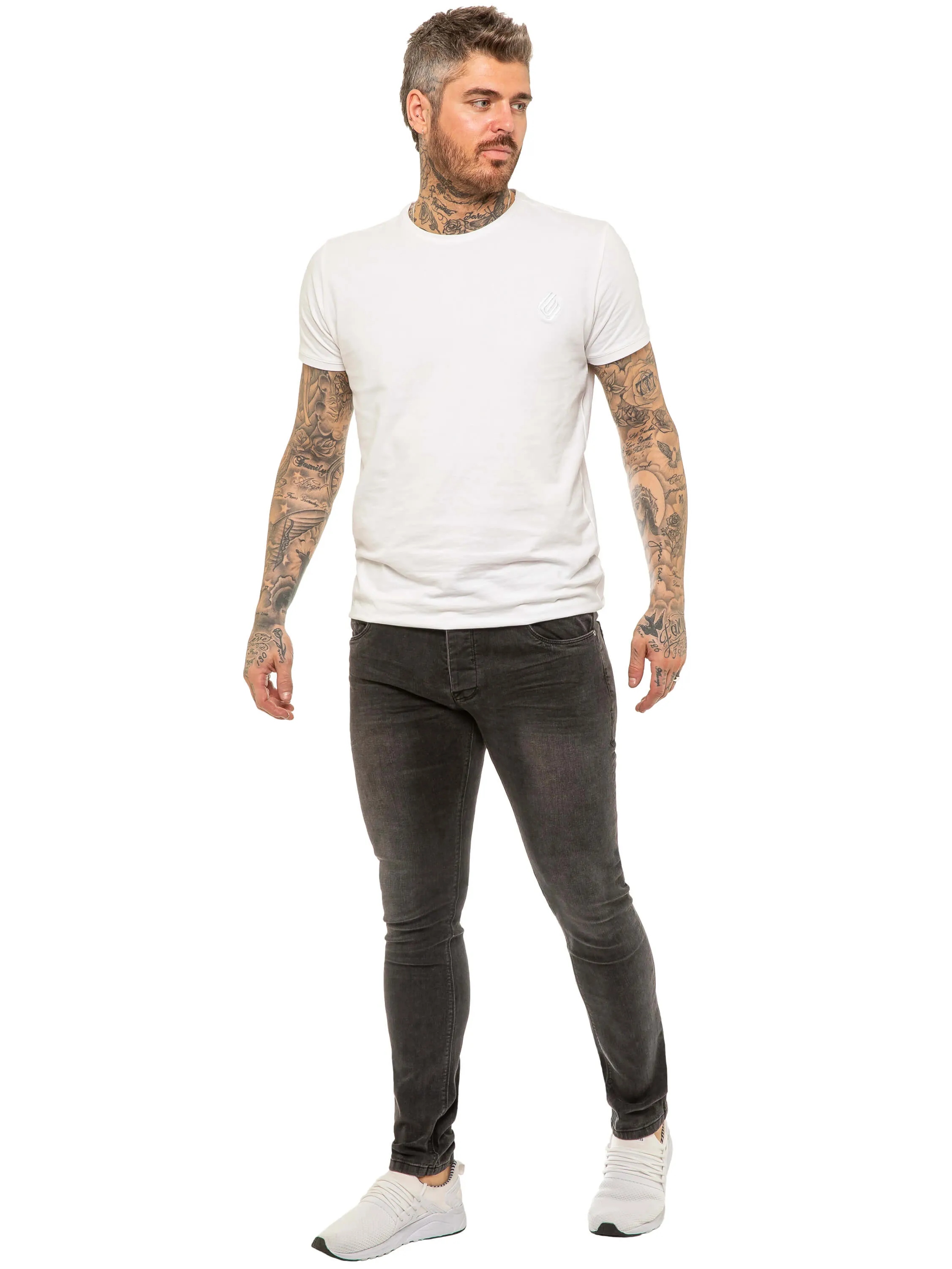 ETO | Mens Designer Basic Hyperstretch Blue Jeans