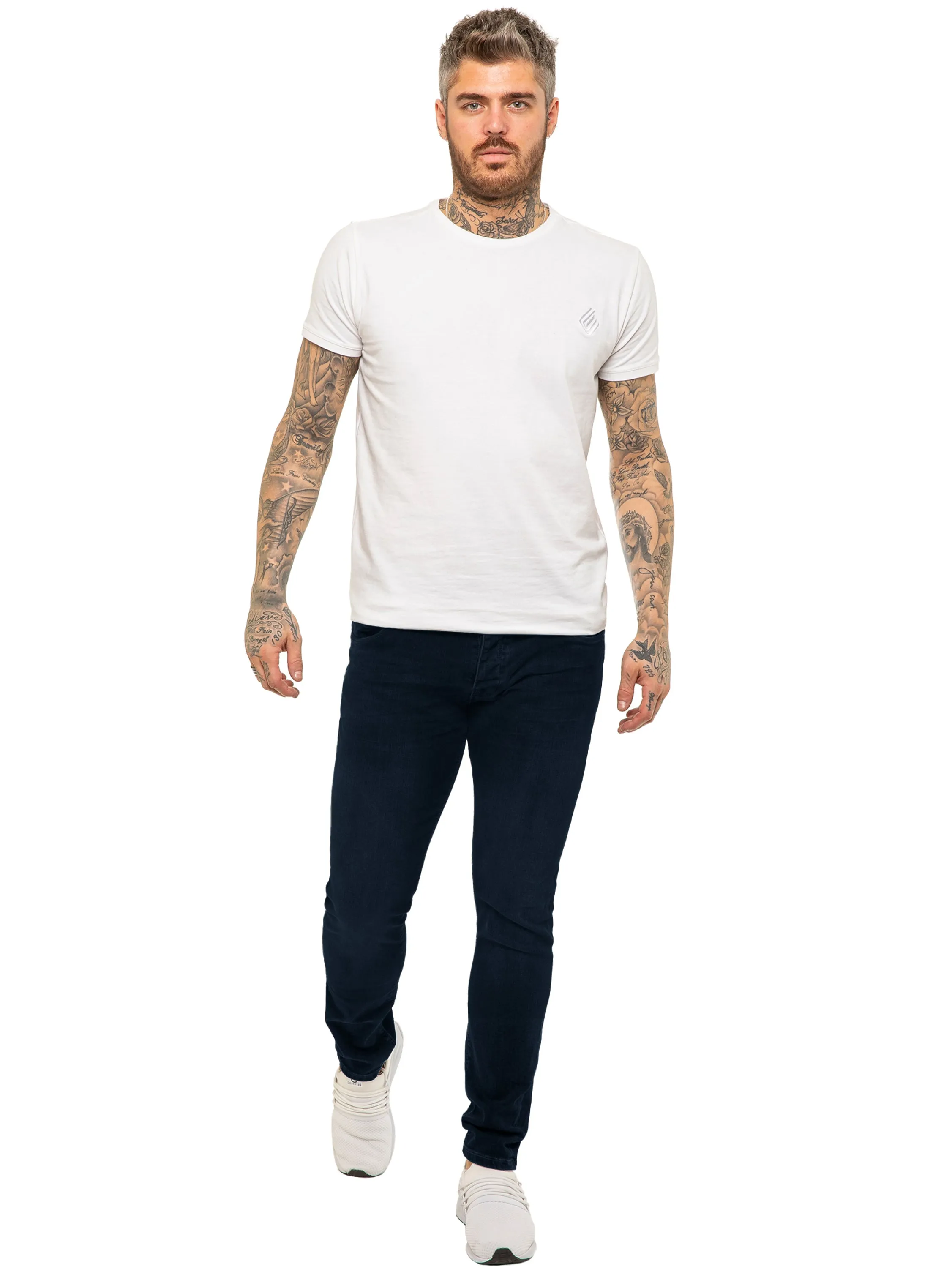 ETO | Mens Designer Basic Hyperstretch Blue Jeans