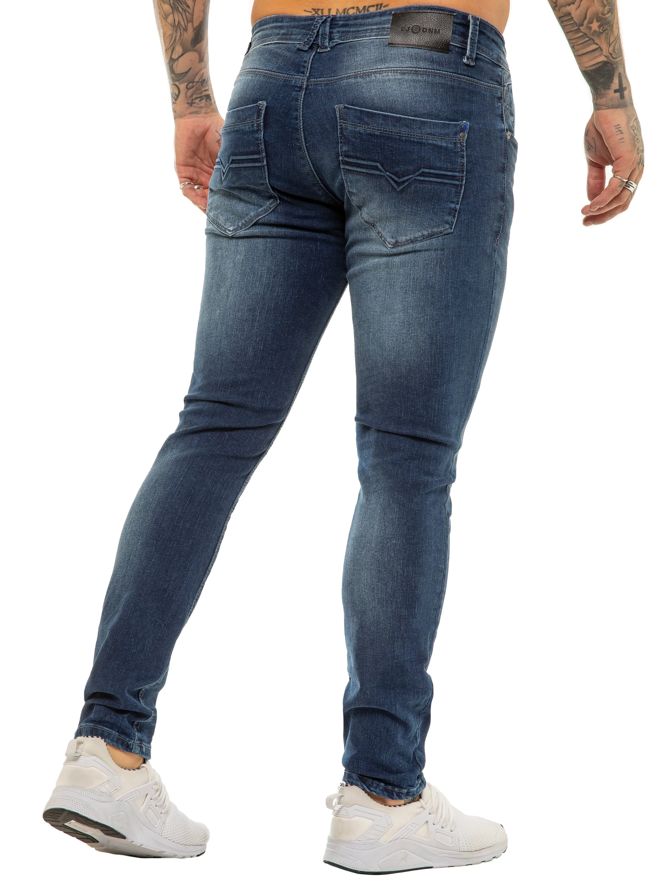 ETO | Mens Designer Basic Hyperstretch Blue Jeans