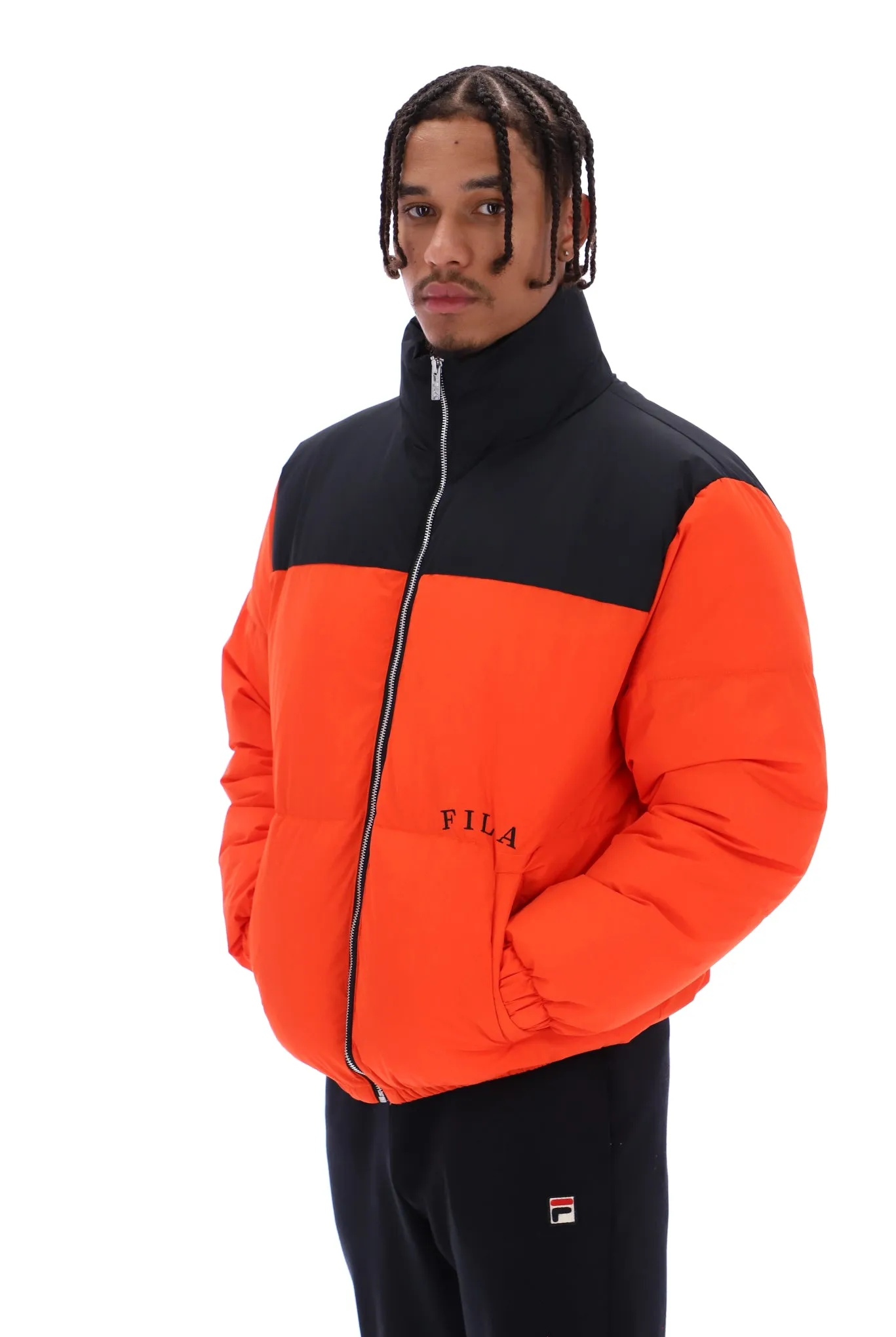 Evan Unisex Panelled Puffer Jacket