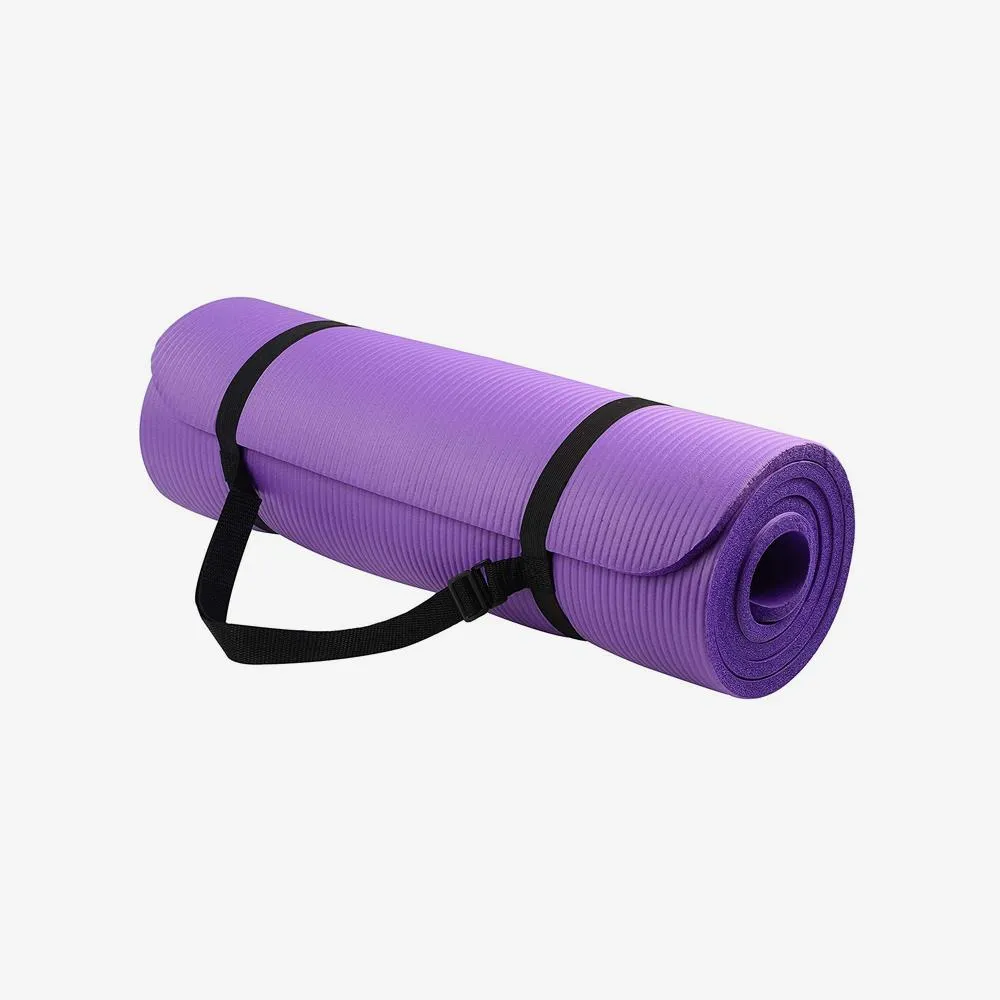 Exercise Yoga Mat - Black