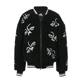 FACEZ SHERPA BOMBER BLACK