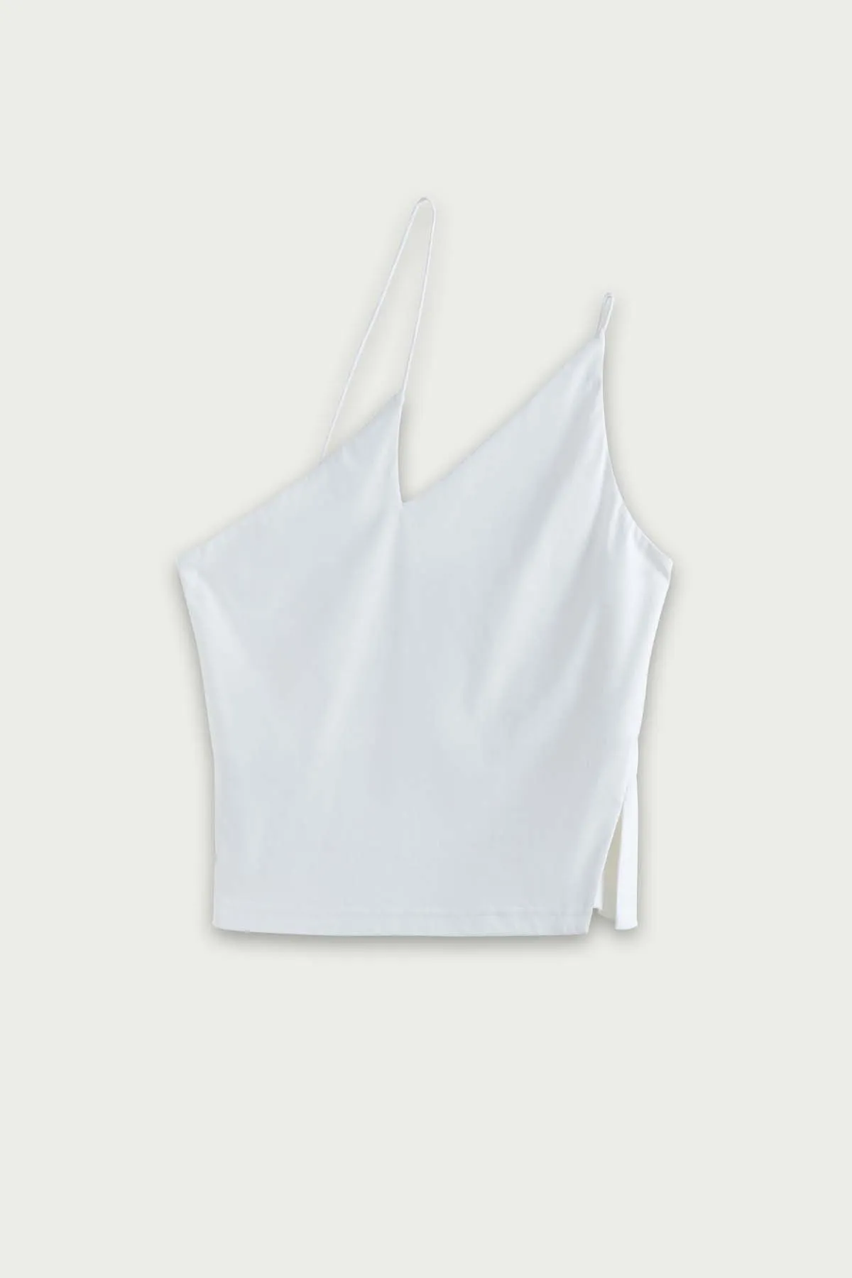 Fansilanen | Soleil White Asymmetric Camisole Top