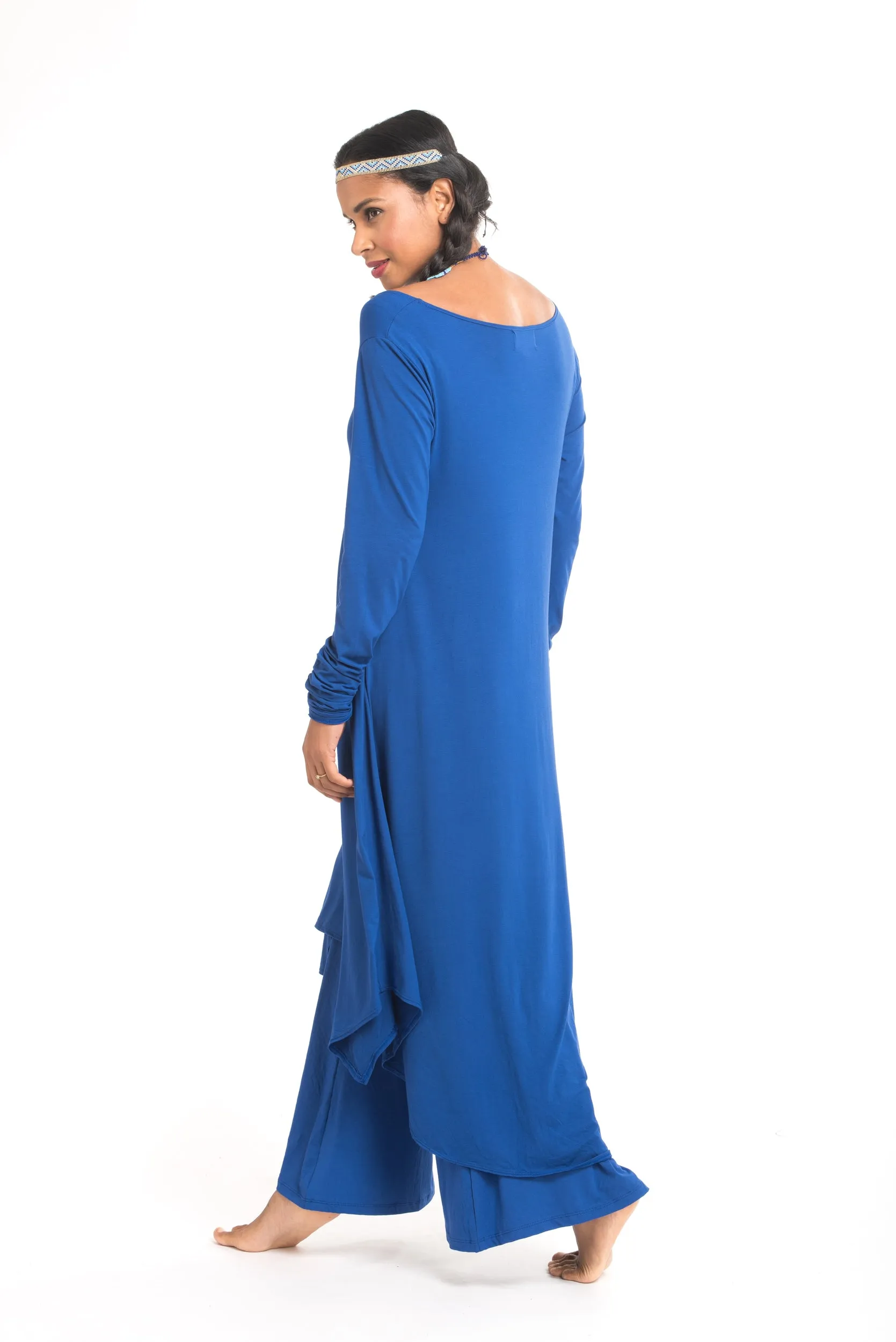 FLAMENCO SKIRT COBALT BLUE