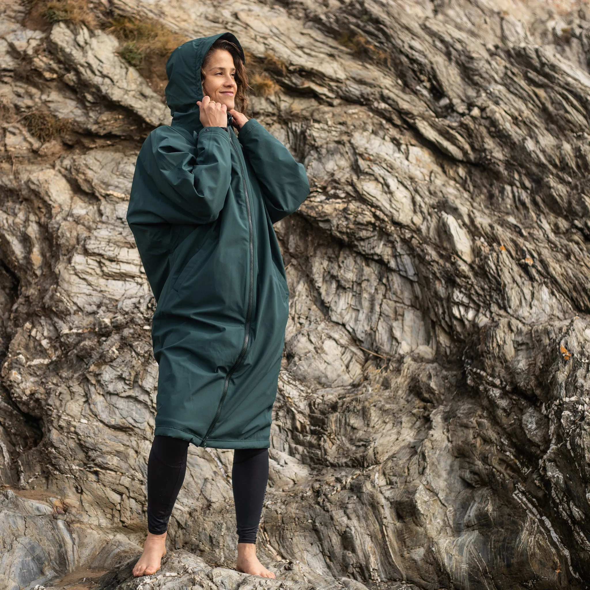 Fourth Element Tidal Robe made from Recycled Polyester - Green