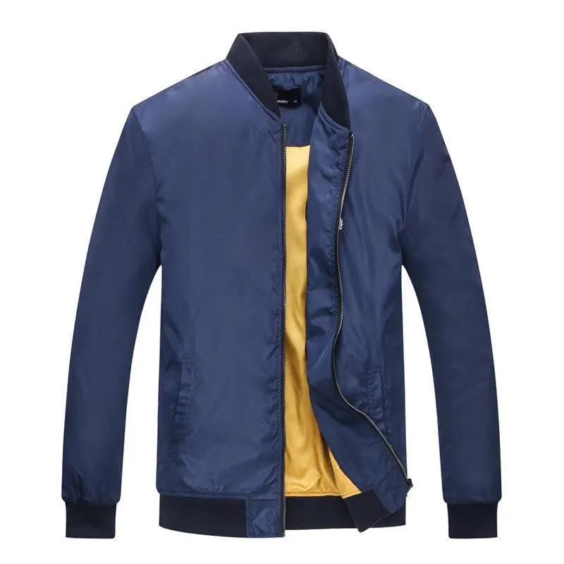 Fred Perry Brentham Navy Bomber Jacket- Navy Blue