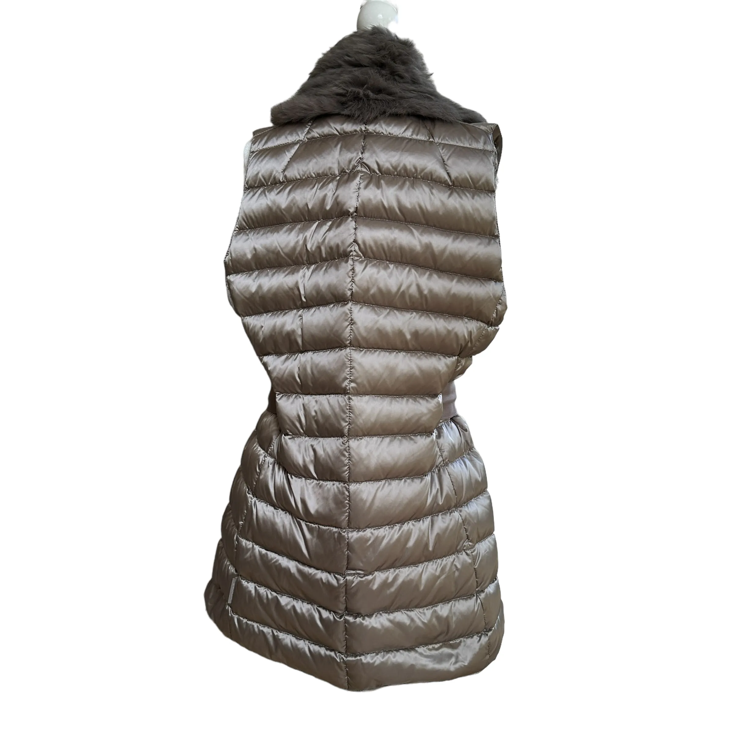 Fur Puffer Vest - M