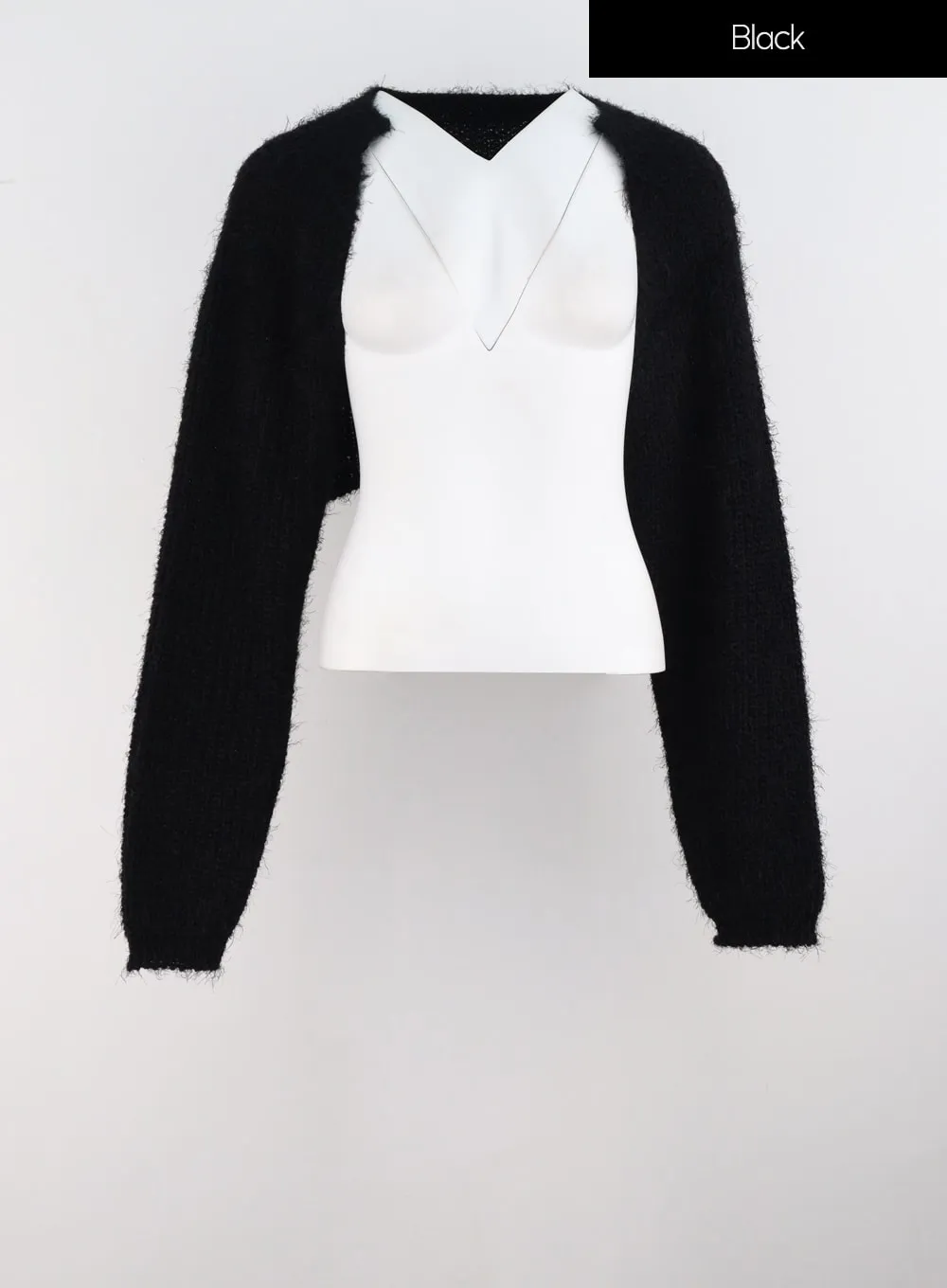 Fuzzy Crop Bolero IS304