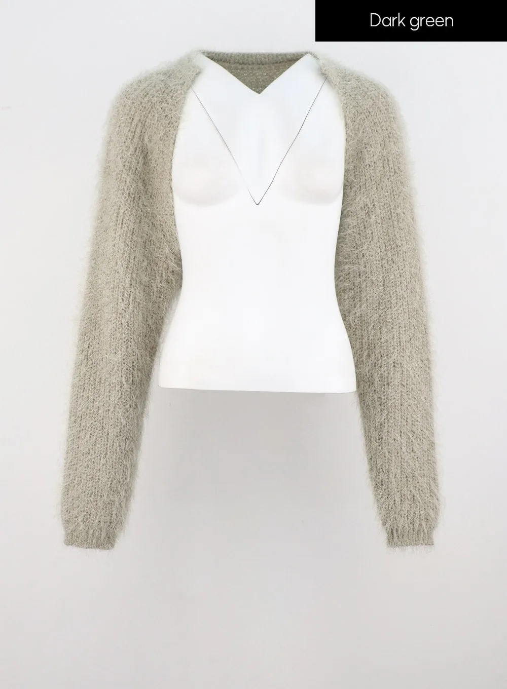 Fuzzy Crop Bolero IS304