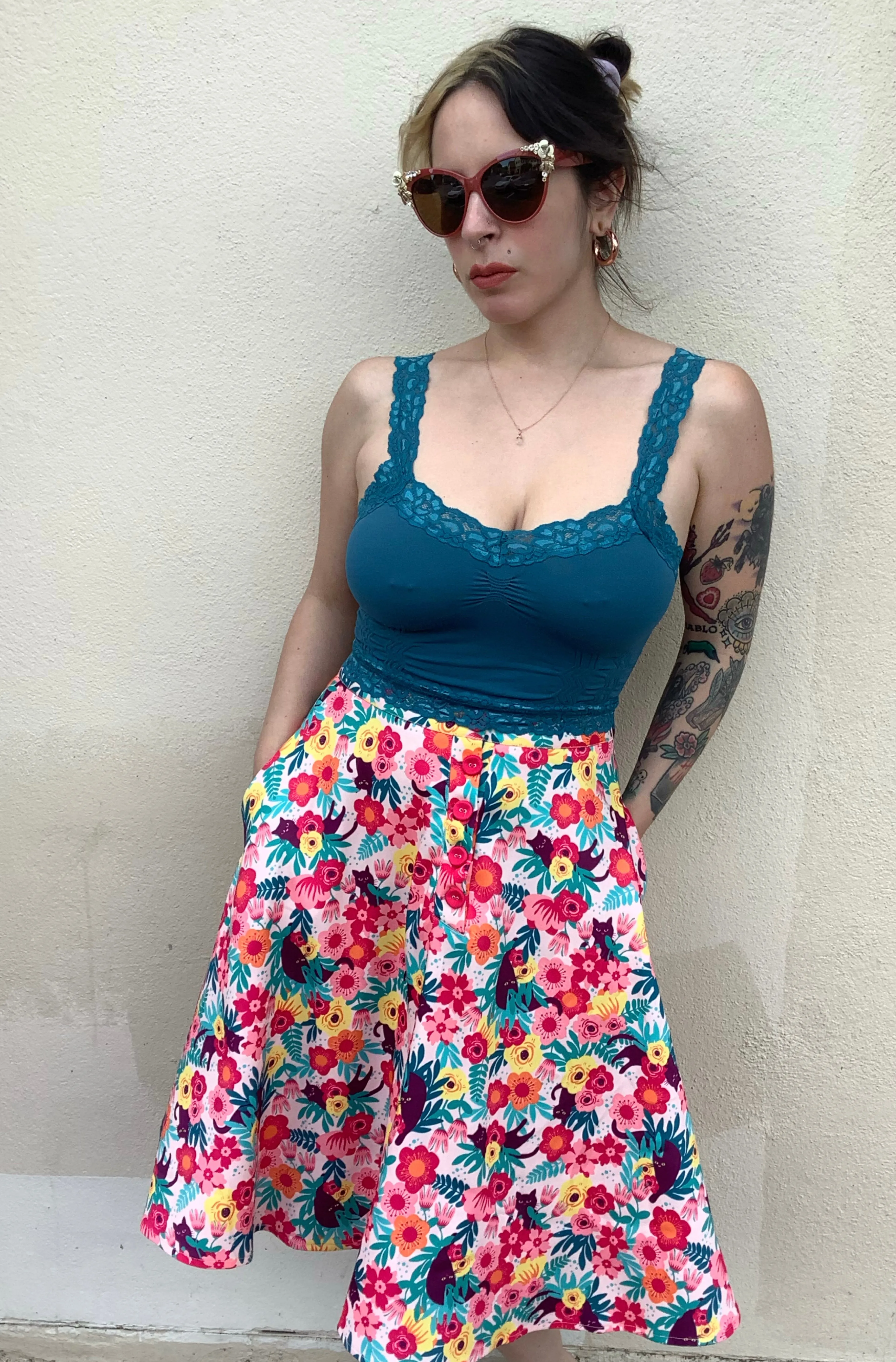 Garden Kitty Skirt