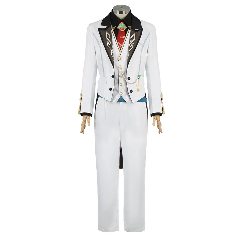 Genshin Impact x GIGO Kaveh White Suit Cosplay Costume