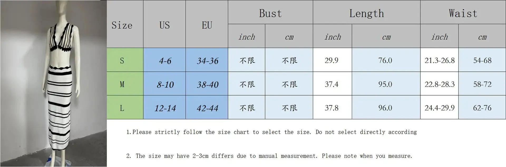 Girlary Knitted Striped Beach Skirt Sets Summer Bohemia Camisole Top and Slim Maxi Skirts Two Piece Sets Women Club Party Suits 2024