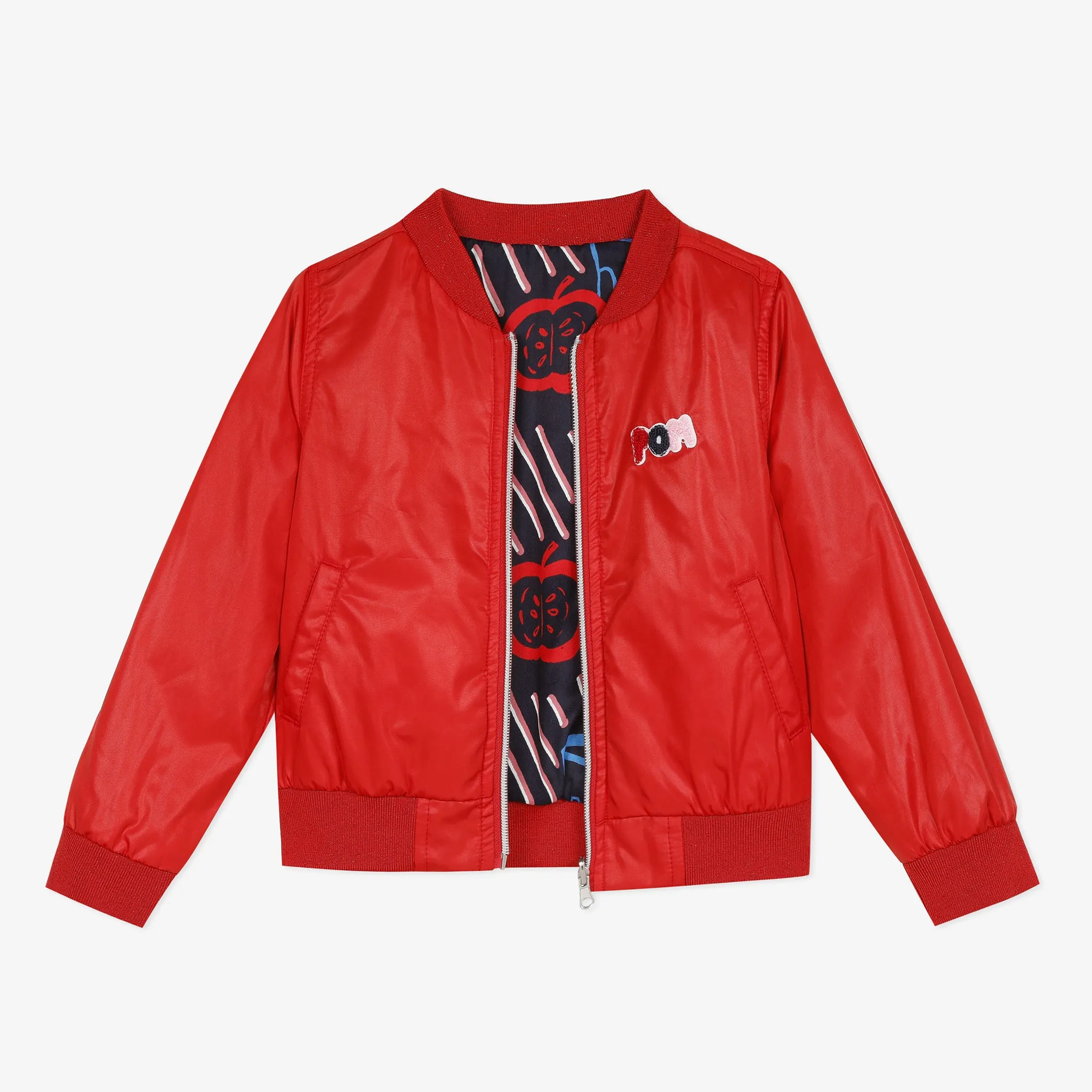 Girls' reversible bomber jacket