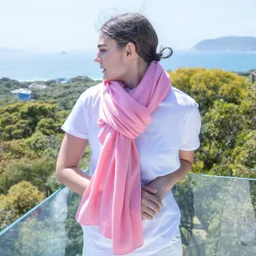 Harpers Emporium Pure Cashmere Travel Wrap in Tea Rose