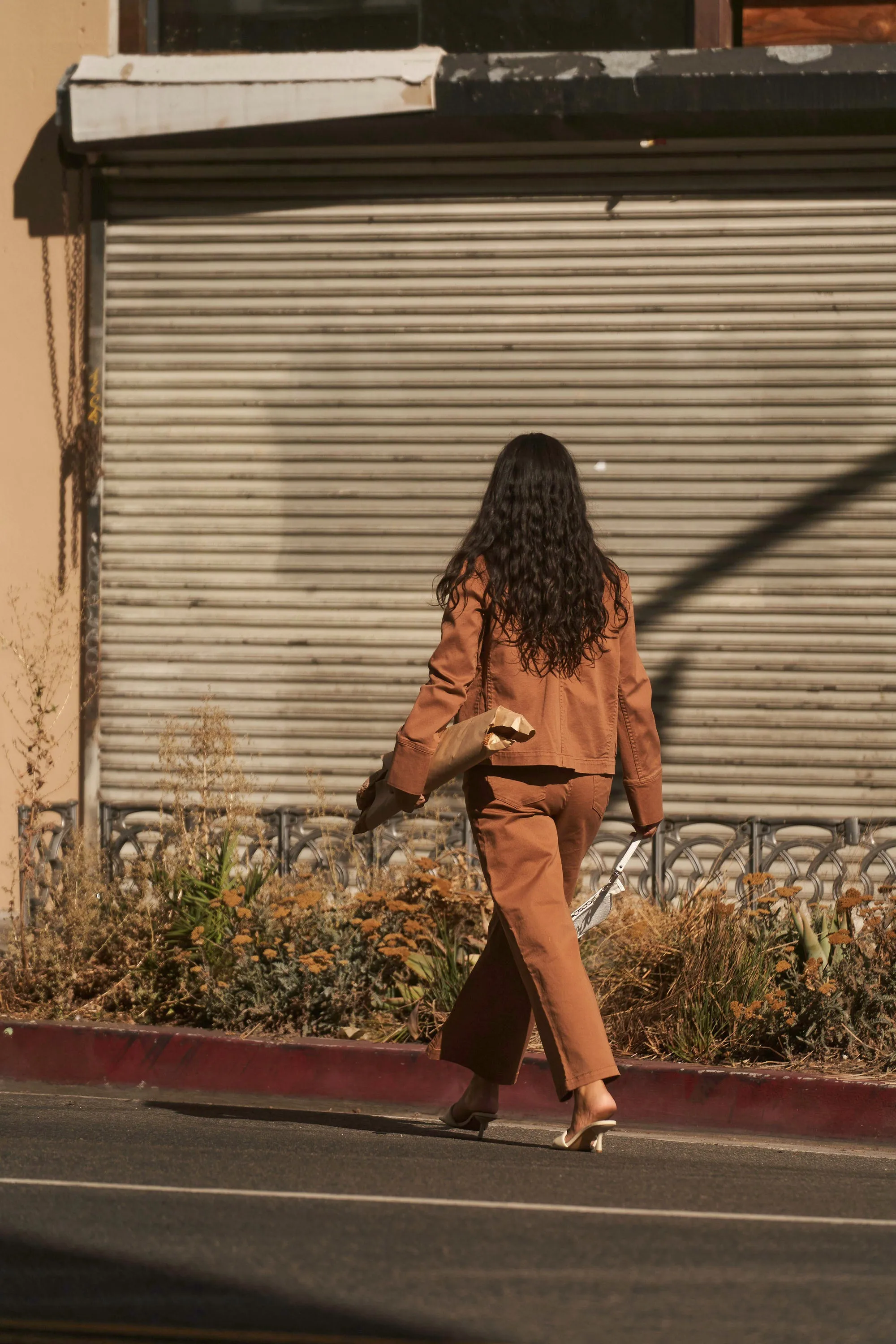 Hayden Jacket in Tan Twill