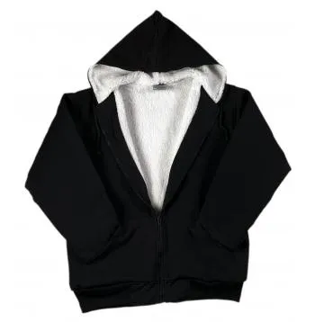 Heavyweight Sherpa Lined Zippered Sweatshirt