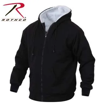 Heavyweight Sherpa Lined Zippered Sweatshirt