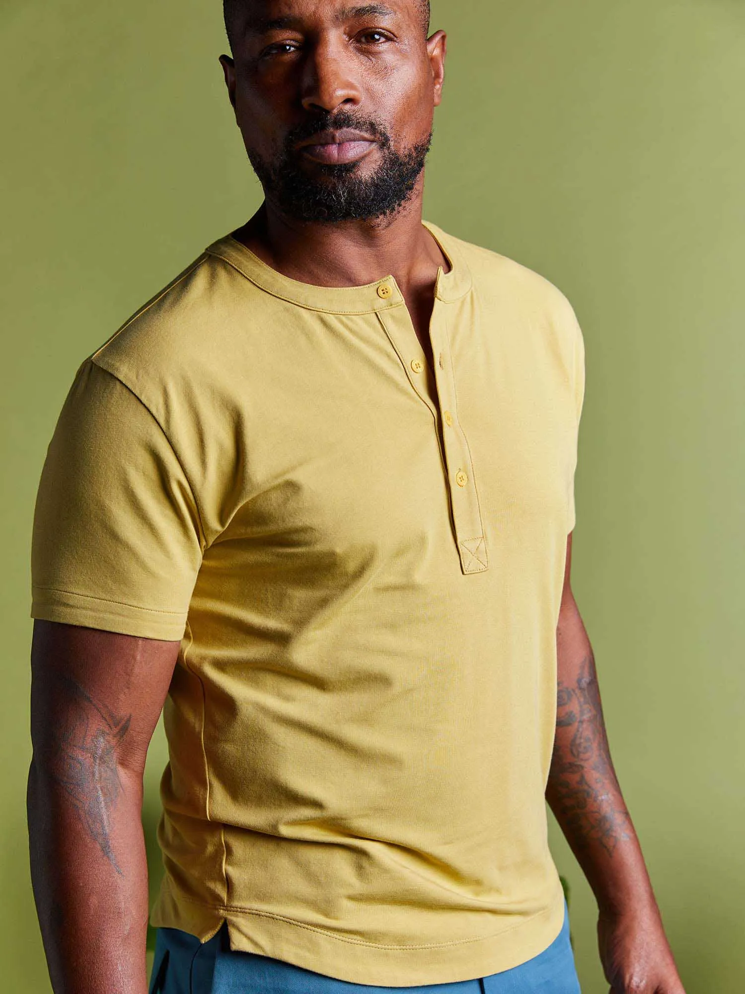 Henley T-Shirt Short Sleeve