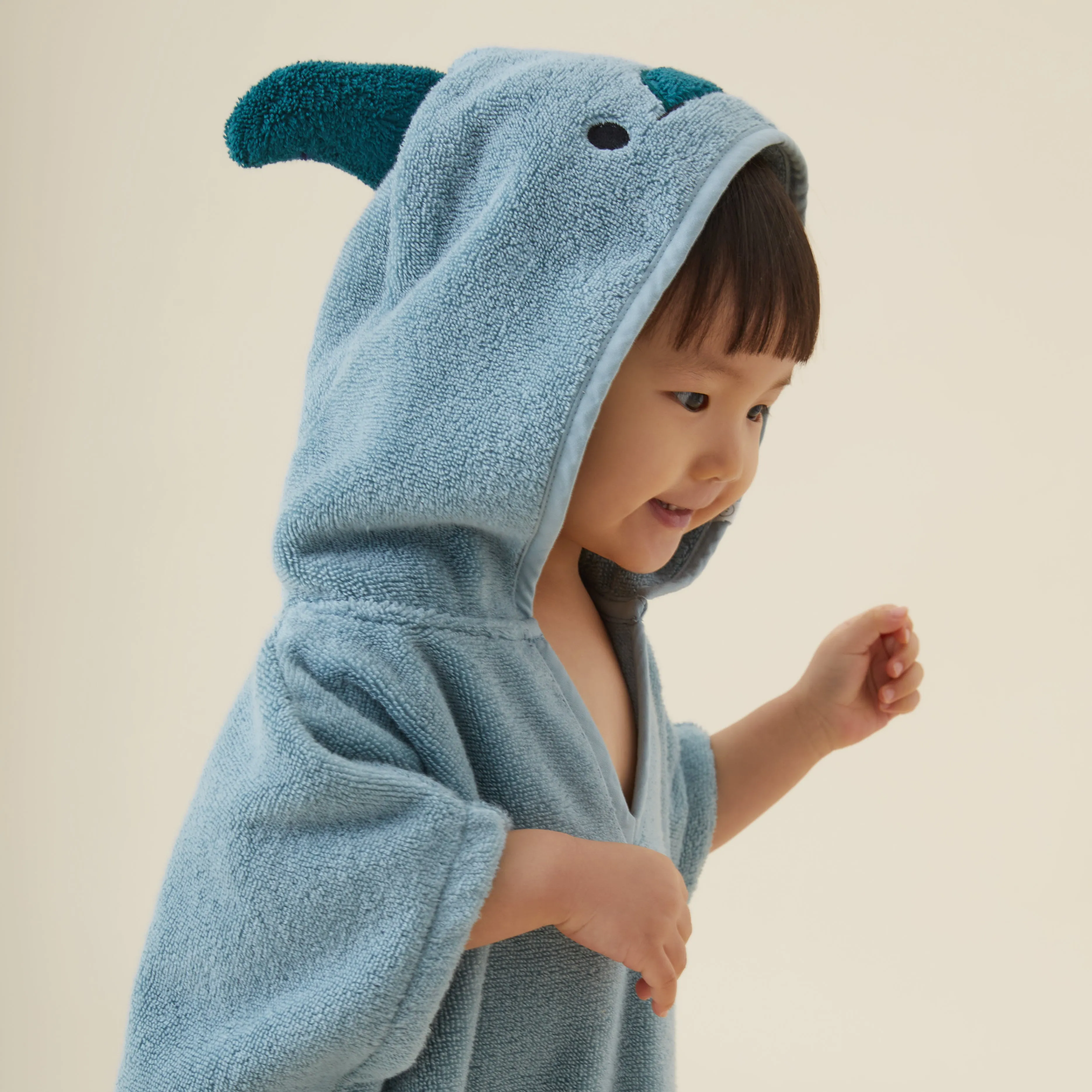 Hooded Dolphin Poncho Towel