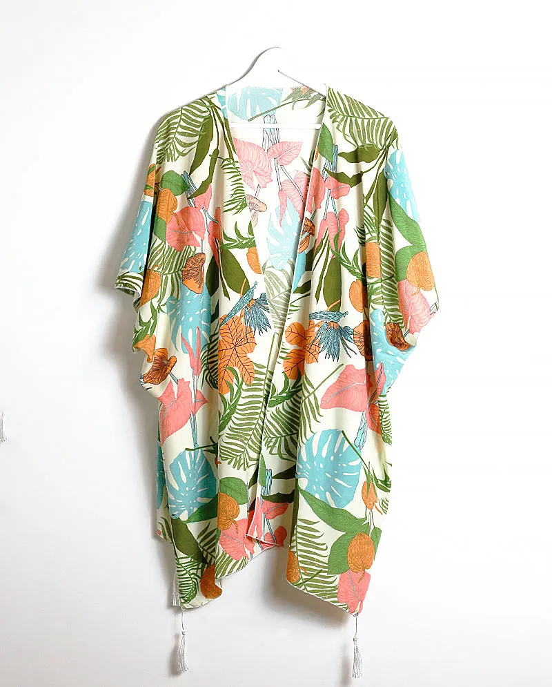 IC GURL - Tropical Lightweight Beach Shawl