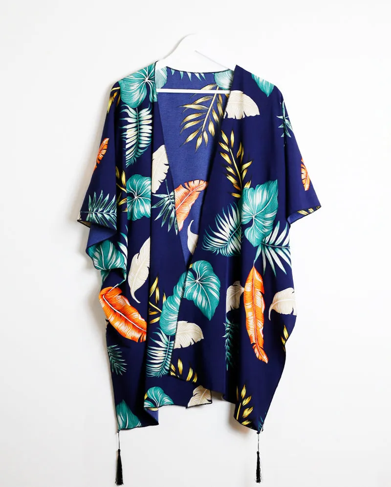 IC GURL - Tropical Lightweight Beach Shawl