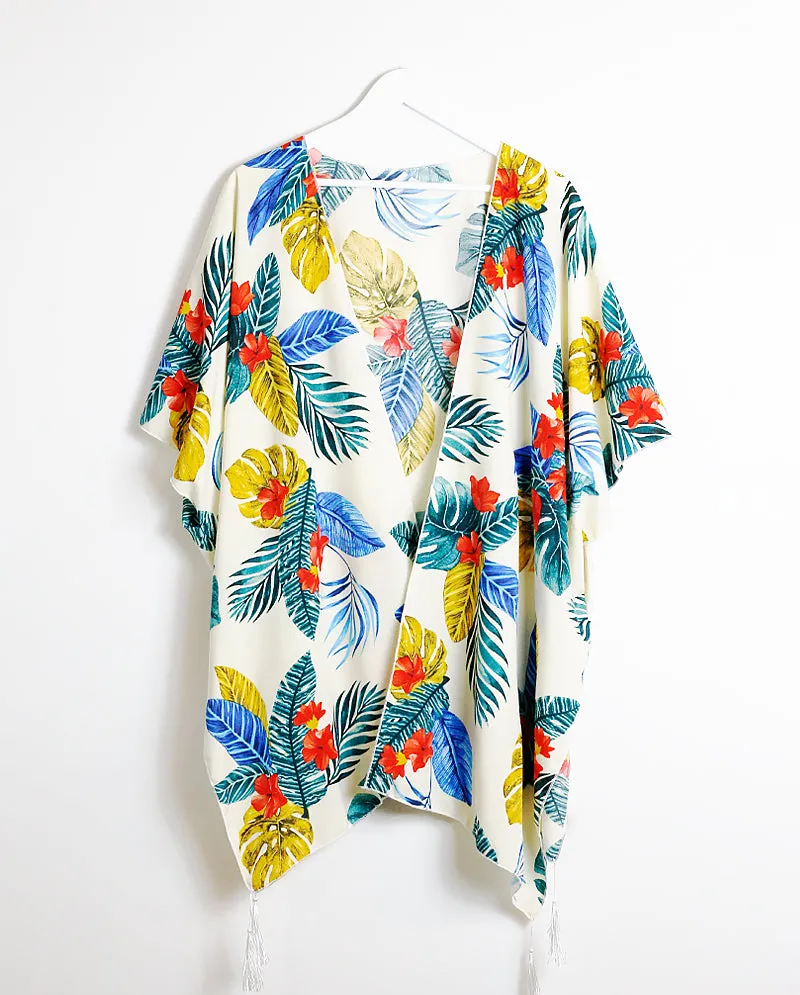 IC GURL - Tropical Lightweight Beach Shawl