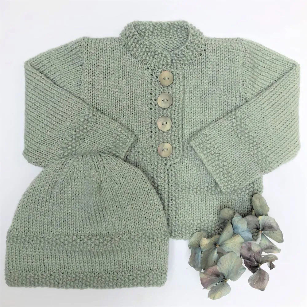 Jacket & Hat Knitting Pattern (N1218)