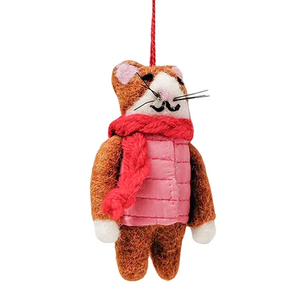 Jacket Cat Hanging Deco