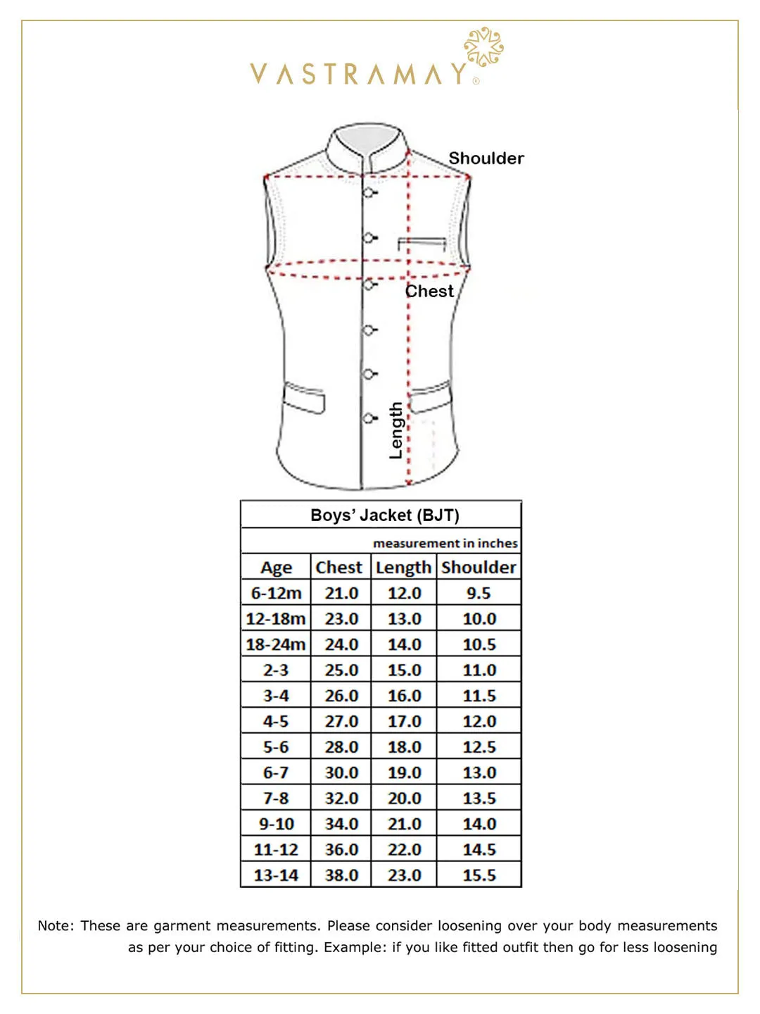 Jashvi Boys' Green Cotton Silk Blend Nehru Jacket