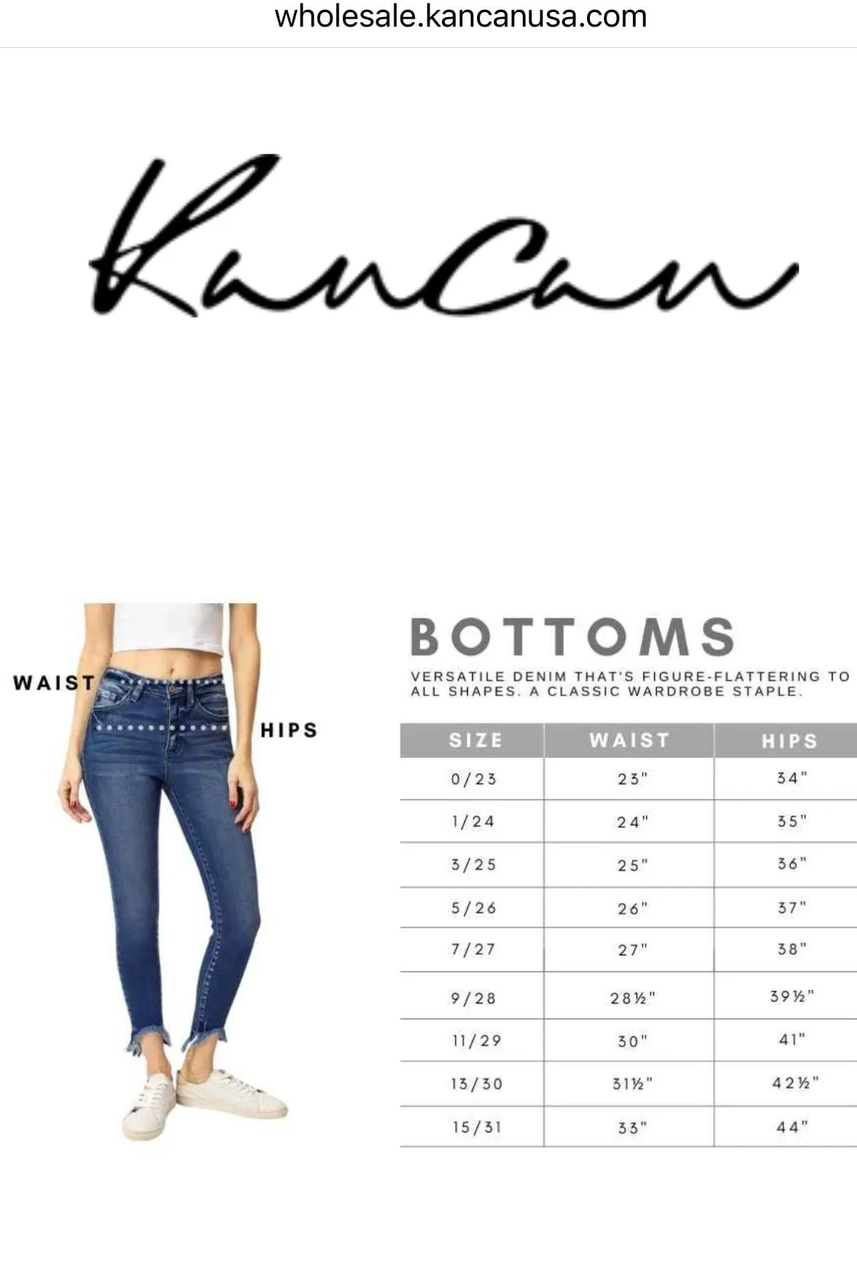 Kancan Full Size Cat's Whiskers High Waist Jeans