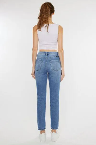 Kancan Full Size Cat's Whiskers High Waist Jeans