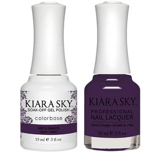 Kiara Sky All-in-One Gel   Polish Duo - 5061 Like A Snack