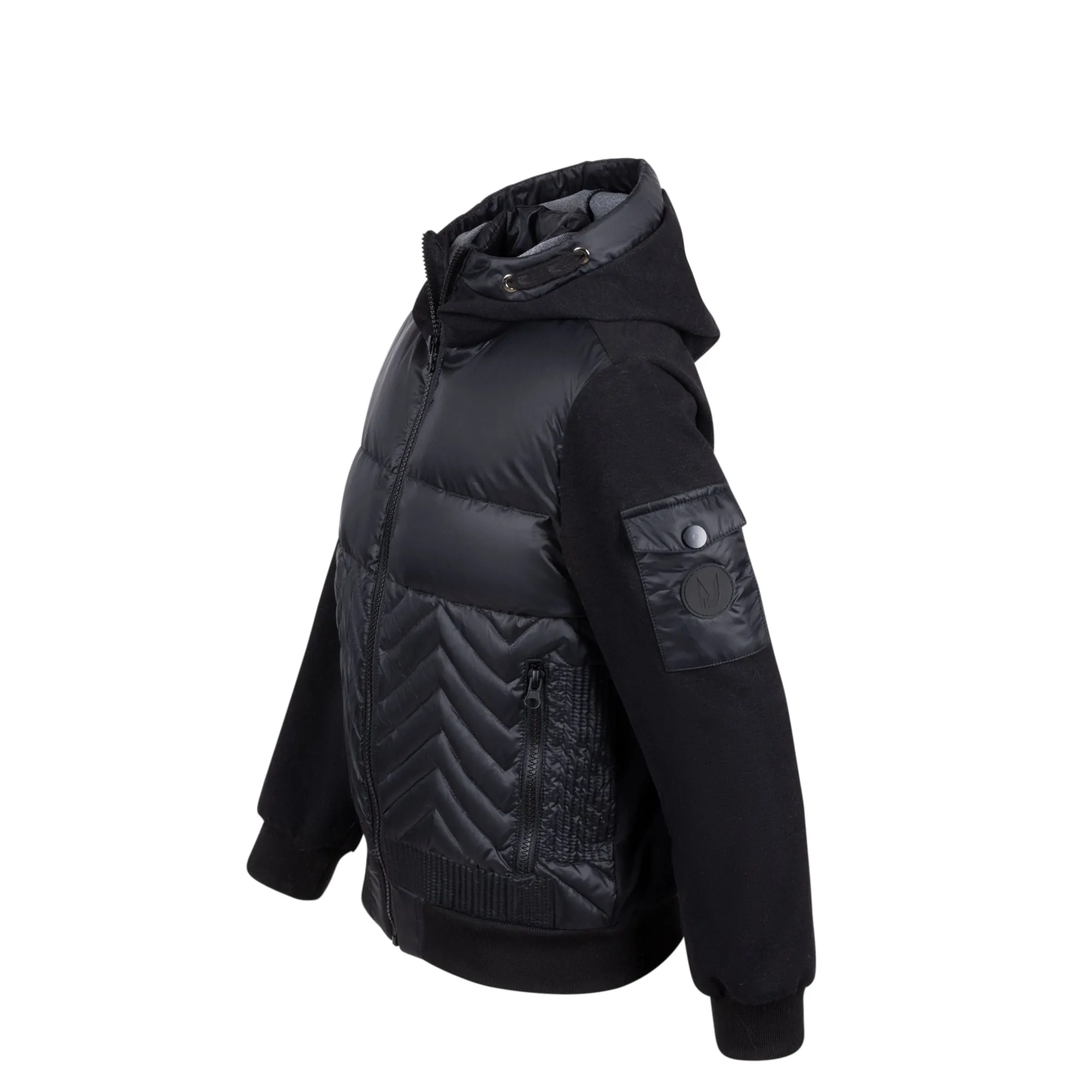 Kids Sweater Puffer - Black