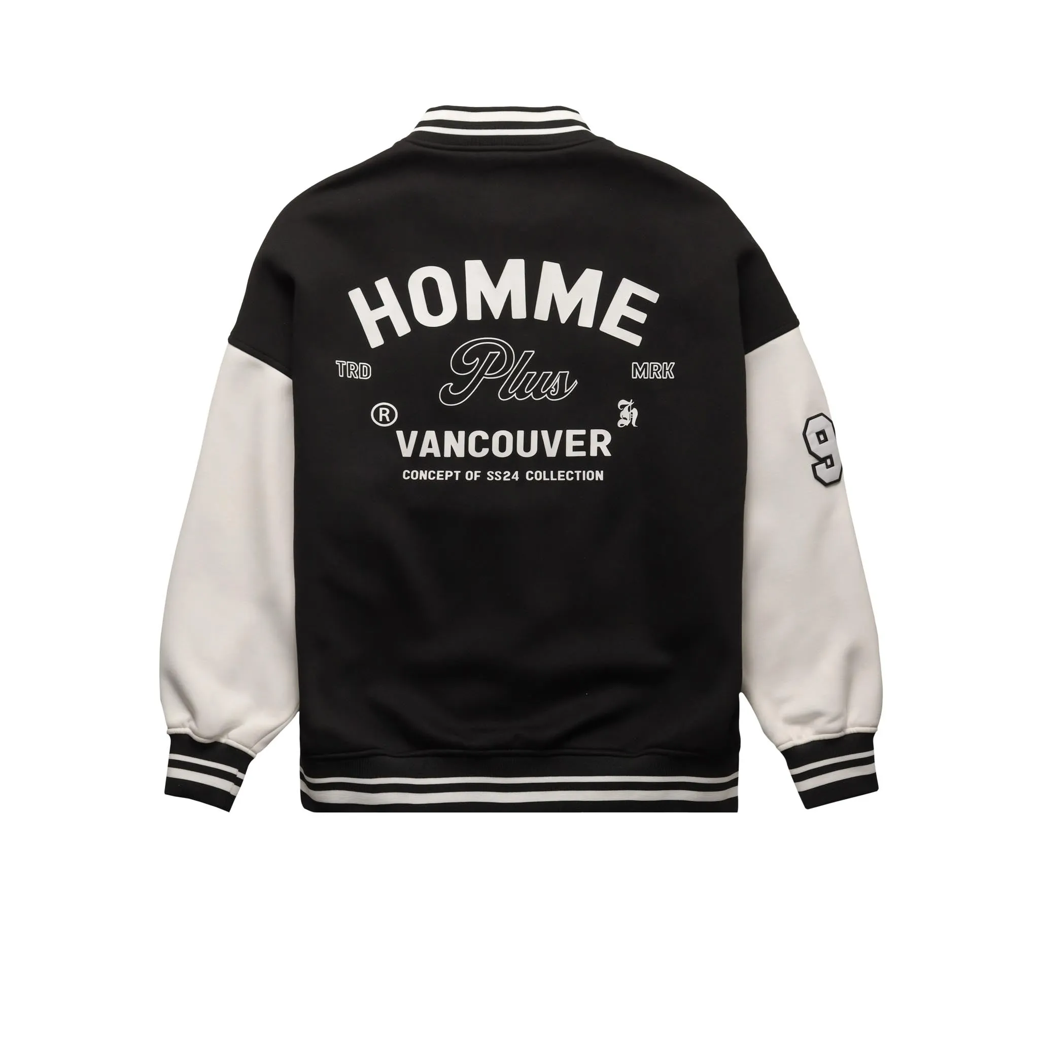 Knit Varsity Jacket