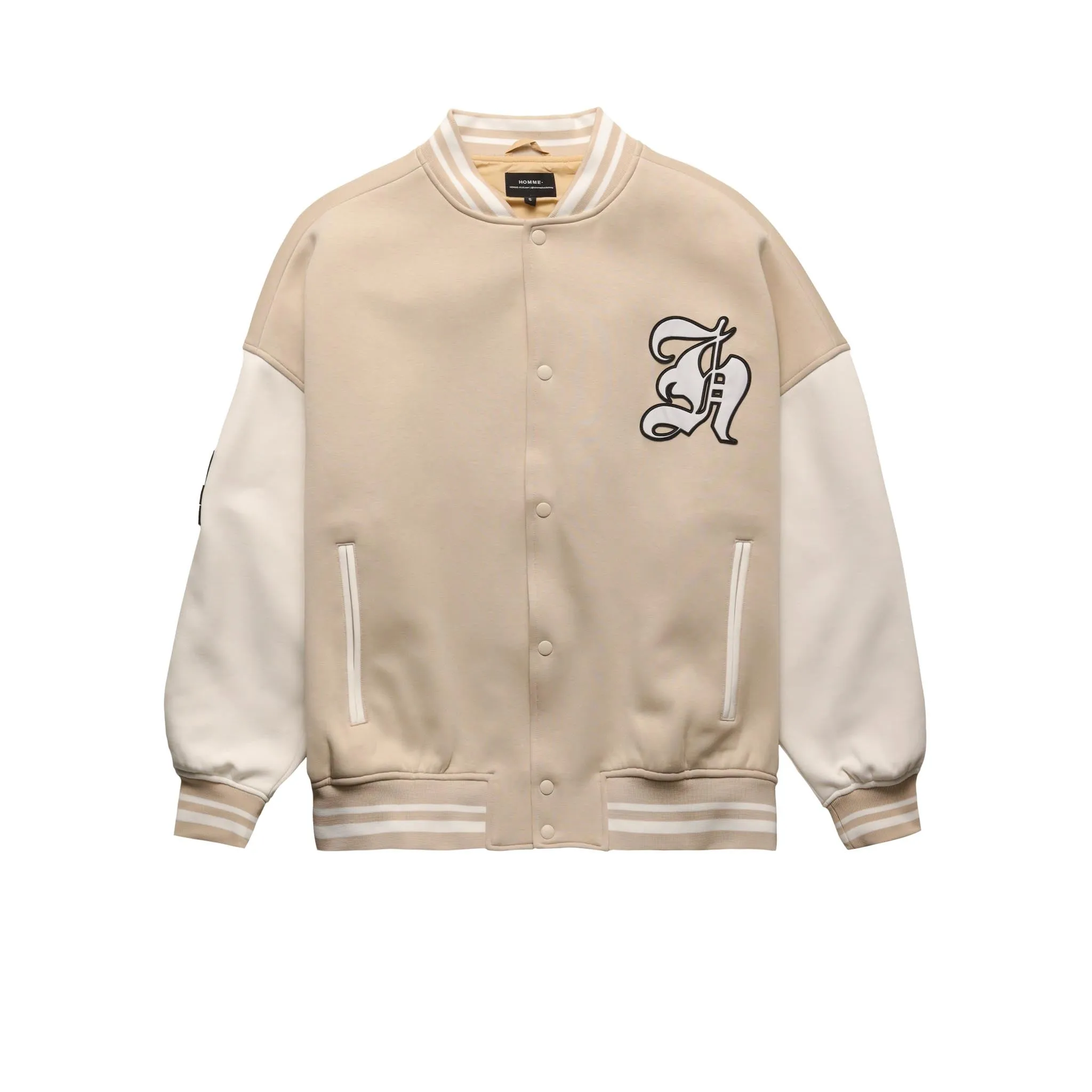 Knit Varsity Jacket