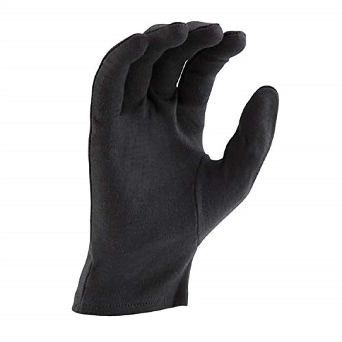 Kuber Industries Men's & Women's Cotton Hand Summer Gloves for Protection from Sun Burn/Heat/Pollution (Pack Of-1 Pairs, Black)-MASK46439