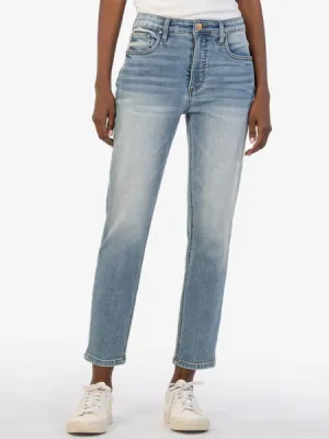 Kut Rachael High Rise Mom Reg Hem Jean