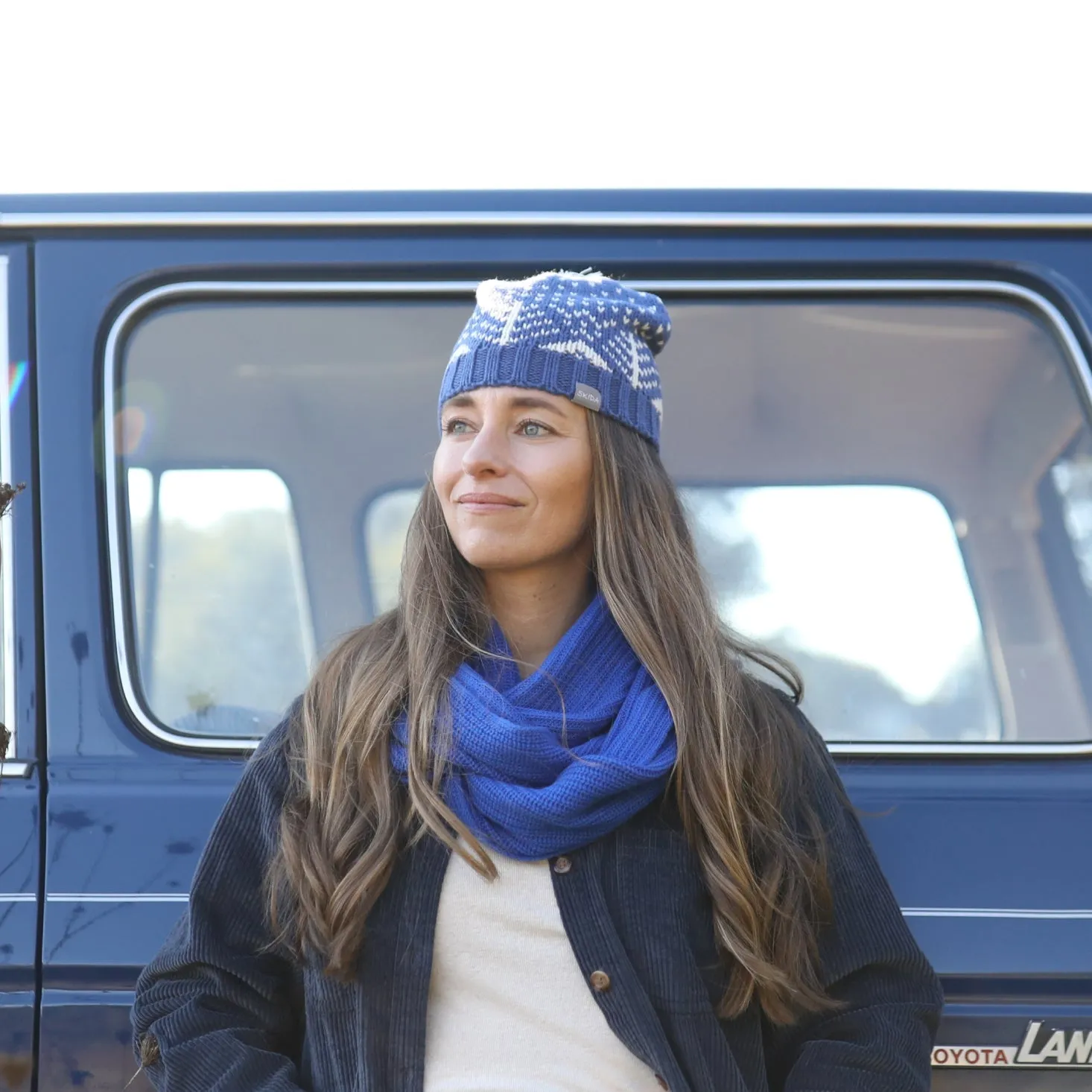 Lapis | Cashmere Vista Scarf