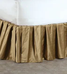 Lars Ruffled Velvet Bed Skirt