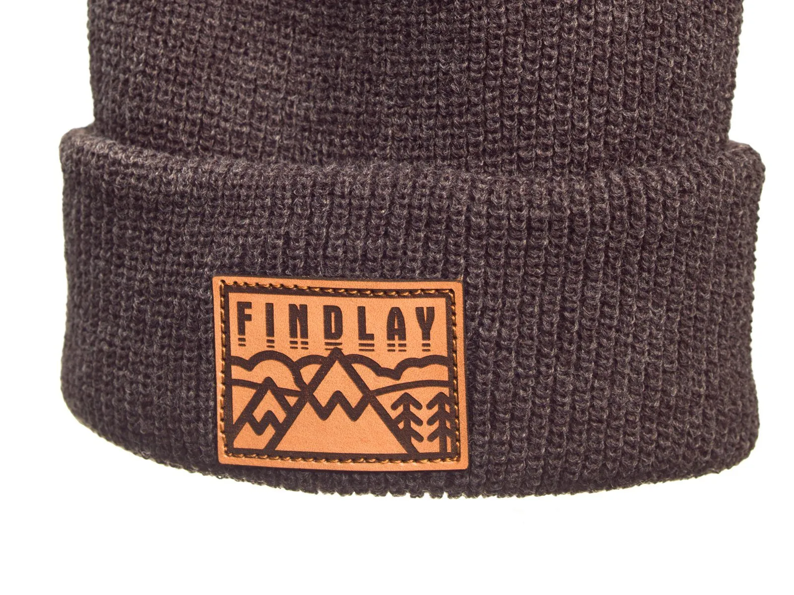 Leather Alpine Beanie