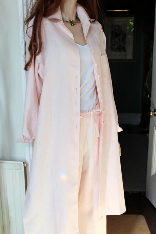 Longer Length Womens Linen Shirt/Coat