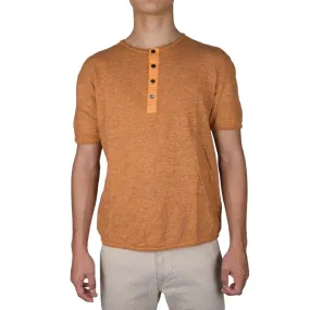 Loop & Weft Super Slub Henley (Orange)