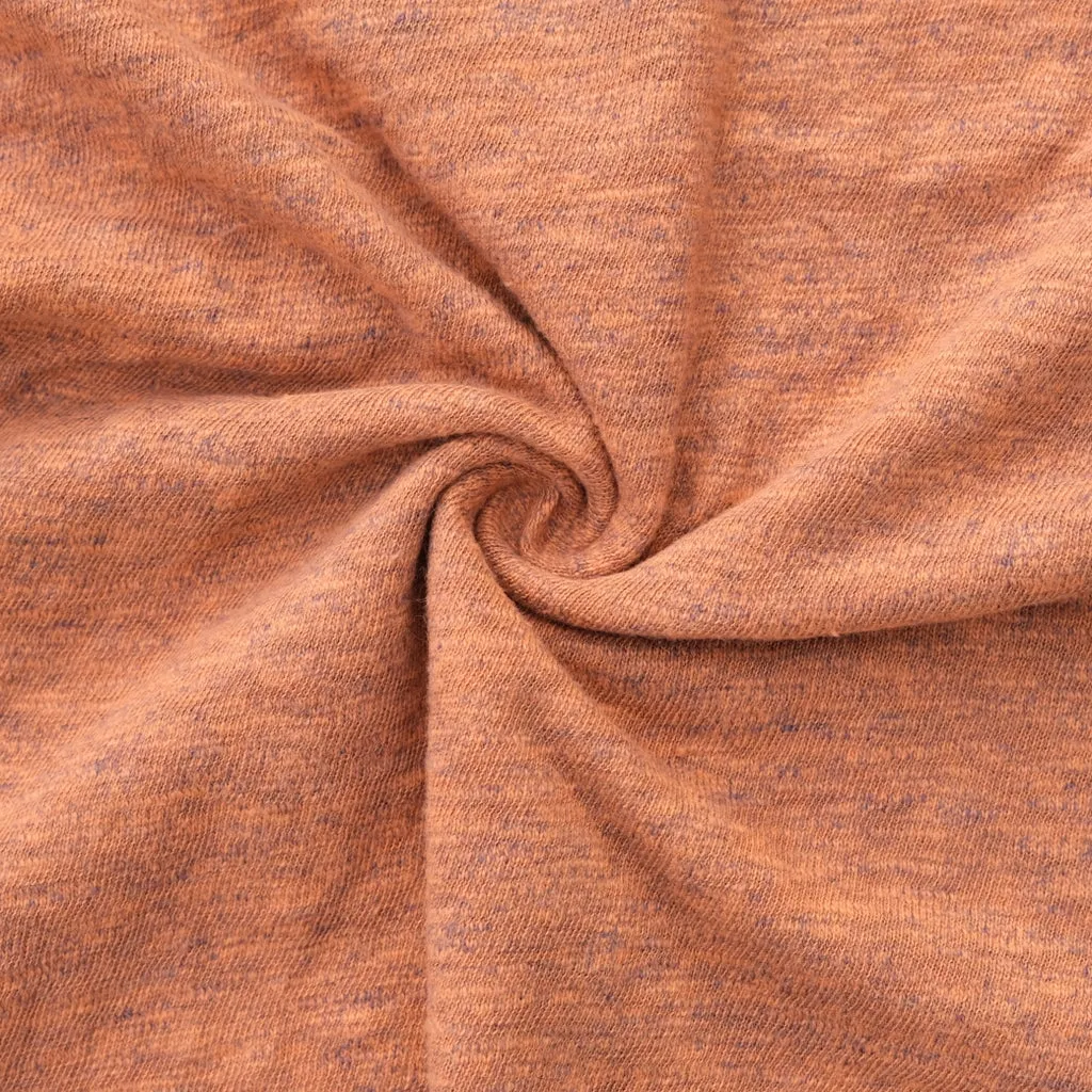 Loop & Weft Super Slub Henley (Orange)