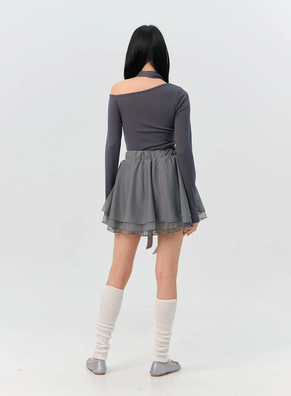 Loose Fit Knit Leg Warmer IN302