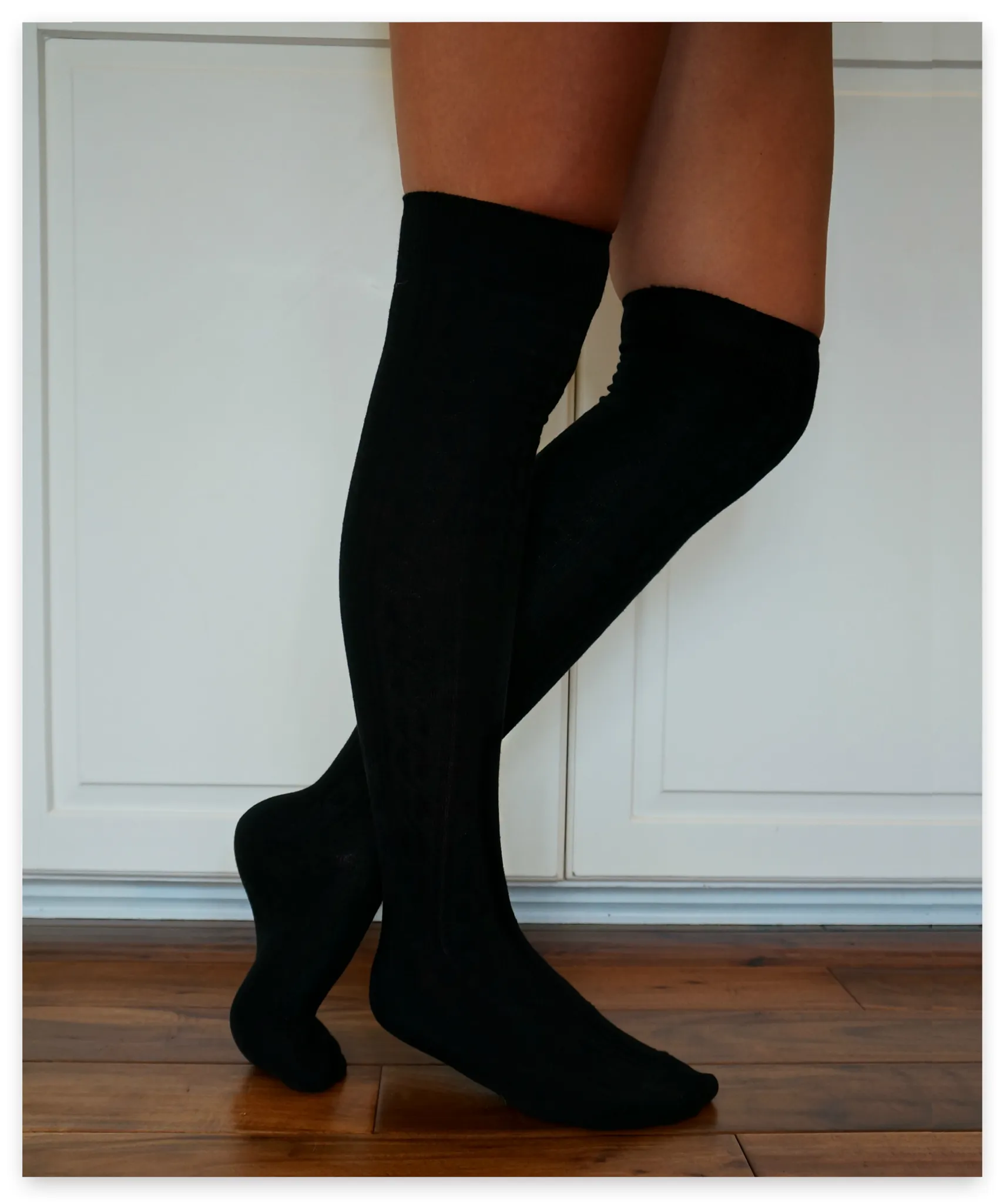 Luxe Legs™ Cable Knit Thigh-Highs