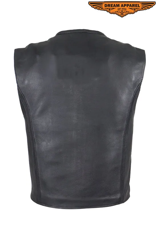 Mens Speedster Motorcycle Club Vest