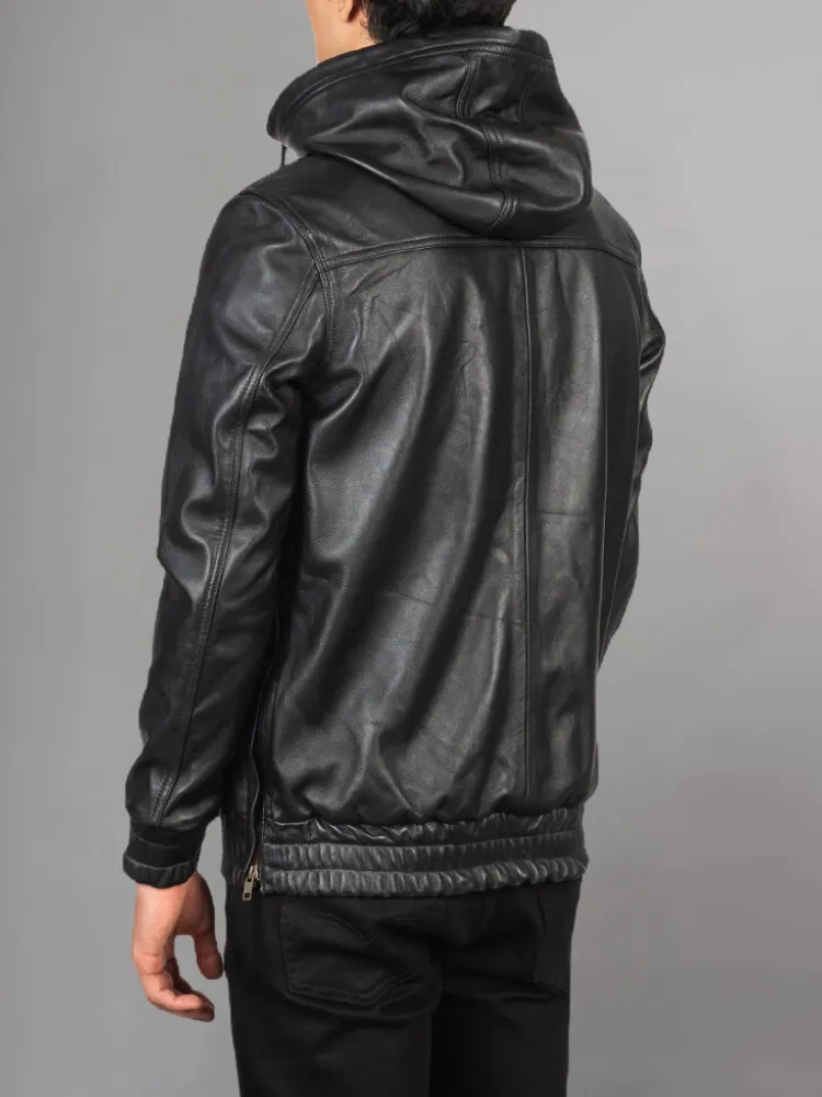 Mens Stylish Brown Leather Jacket