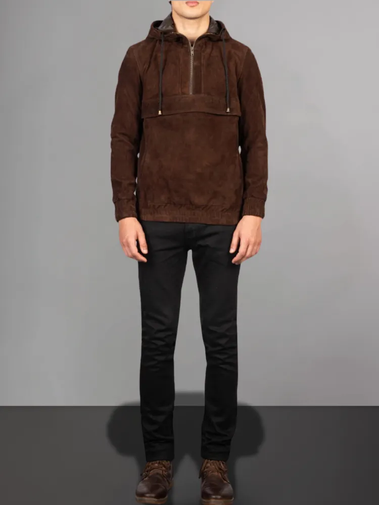 Mens Stylish Brown Leather Jacket