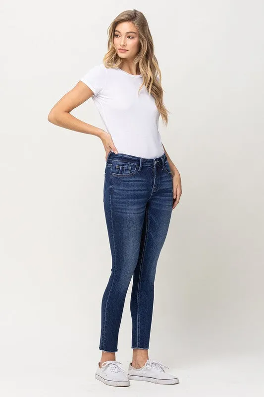 Mid Rise Crop Skinny