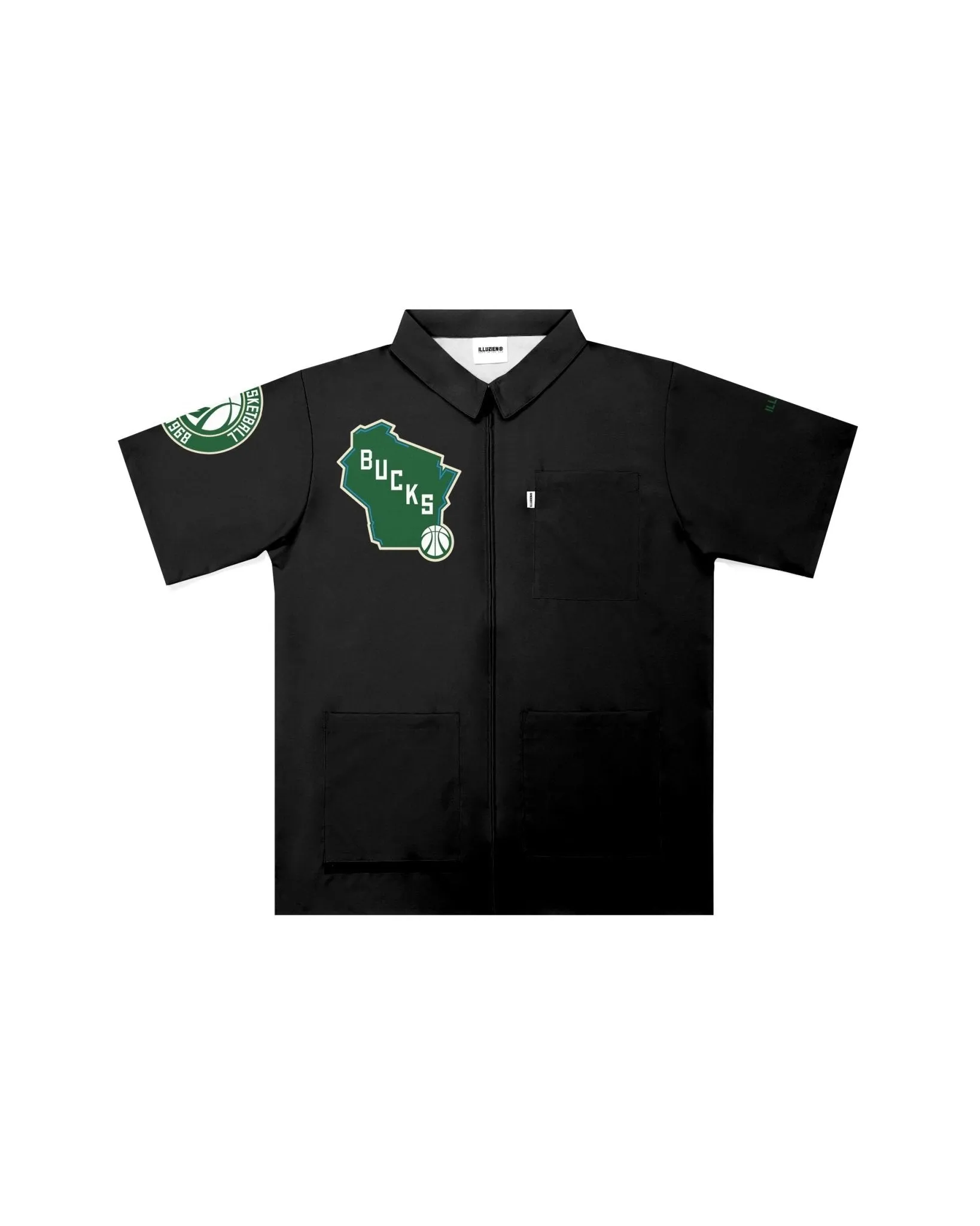 Milwaukee Bucks "Big Logo" Traditional Barber Jacket